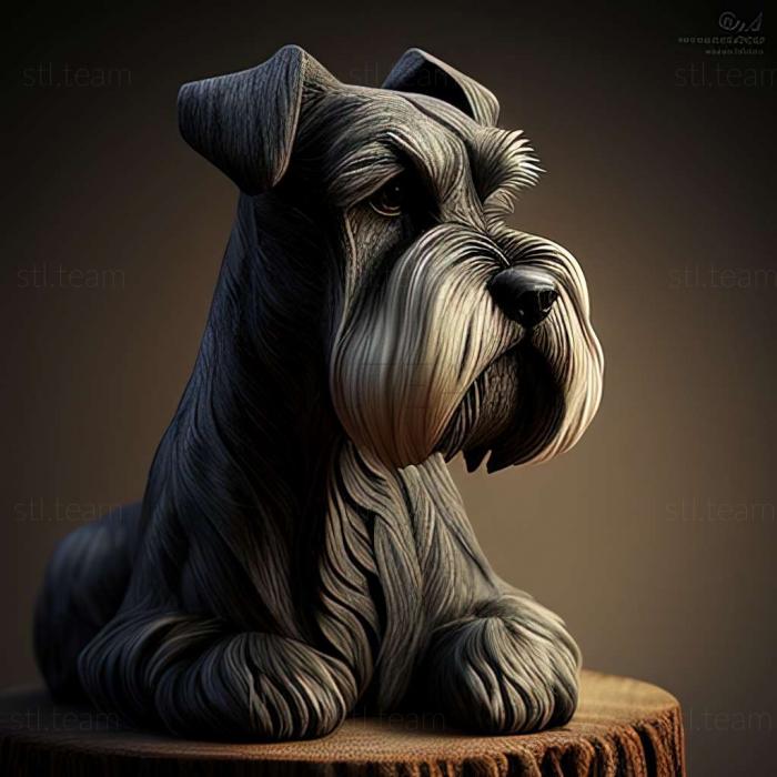 Zwergschnauzer dog